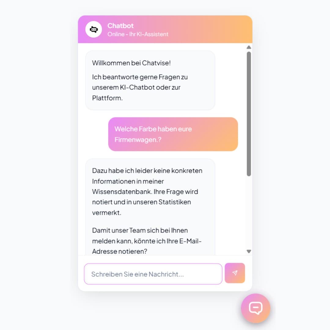 E-Mail-Adresse sammeln