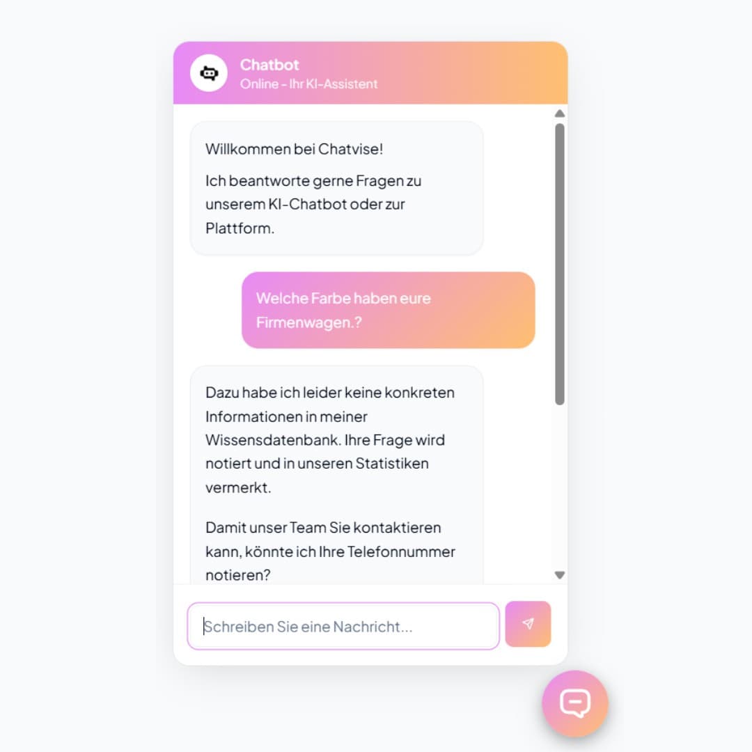 Telefonnummer erfassen