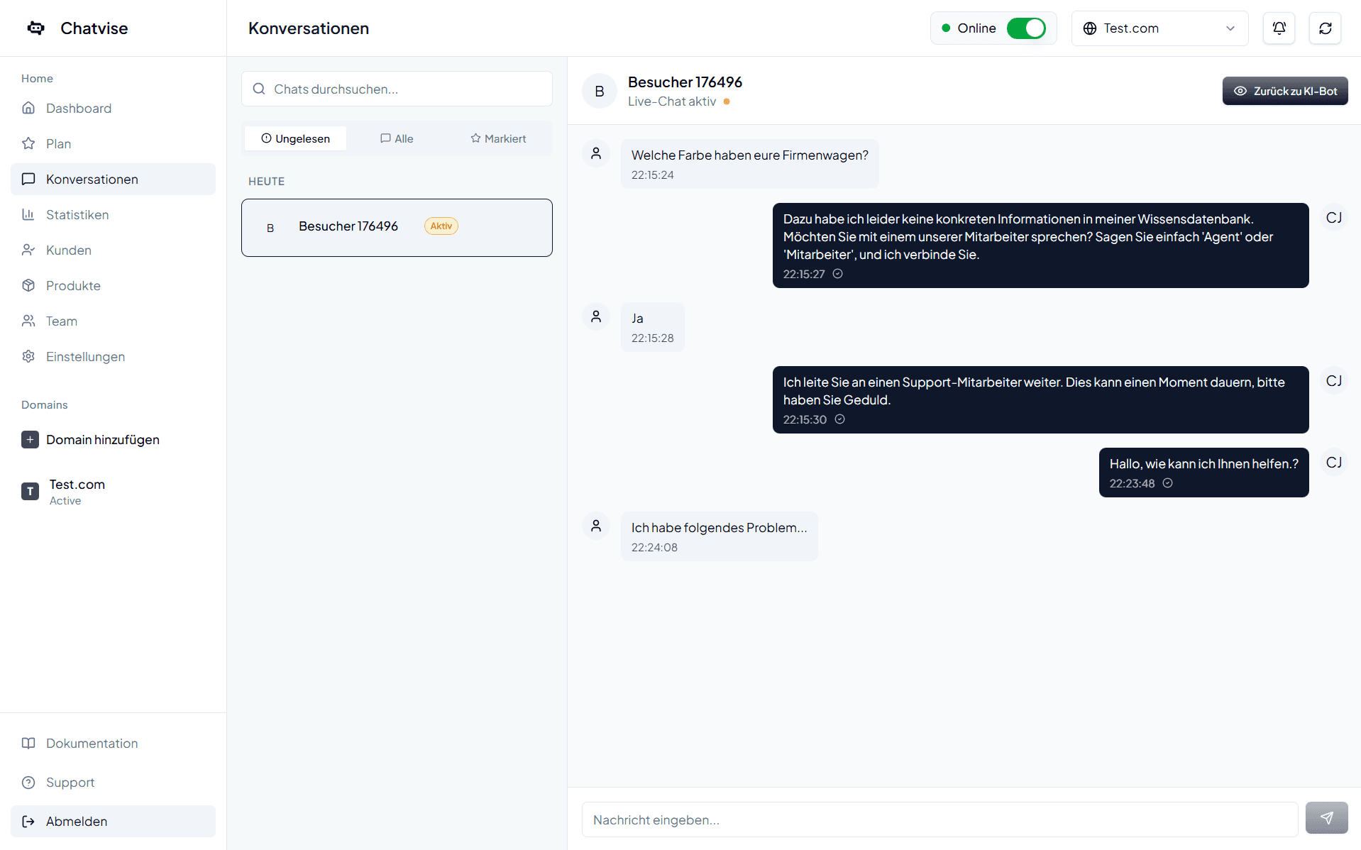 Live-Status & Polling